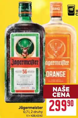 Billa Jägermeister nabídka