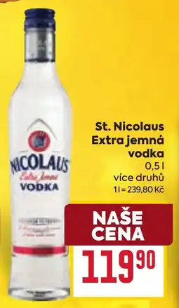 Billa St. Nicolaus Extra jemná vodka nabídka