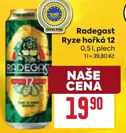 Billa Radegast Ryze hořká 12 nabídka