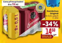 Billa Gambrinus Originál nabídka