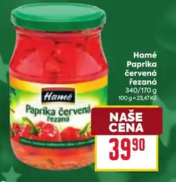 Billa Hamé Paprika červená řezaná nabídka