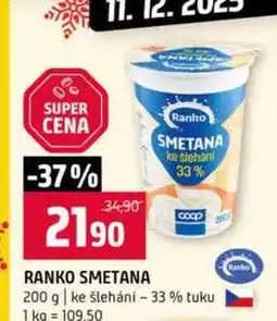 Terno RANKO SMETANA ke stehani 33% 200 g nabídka