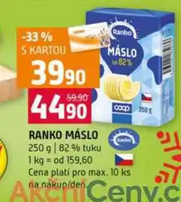 Terno RANKO MÁSLO 250 g 82% tuku nabídka
