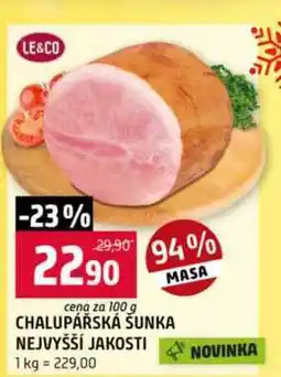 Terno CHALUPÁŘSKÁ ŠUNKA NEJVYŠŠÍ JAKOSTI 100g nabídka