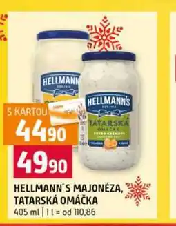 Terno Hellmann's majonéza, tatarská omáčka 405ml, vybrané druhy nabídka