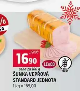 Terno ŠUNKA VEPŘOVÁ STANDARD JEDNOTA 1 kg 100g nabídka