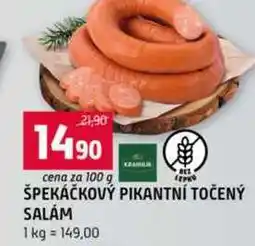 Terno ŠPEKÁČKOVÝ PIKANTNÍ TOČENÝ SALÁM 1 kg 100g nabídka
