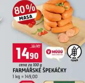 Terno MÚÚÚ FARMÁŘSKÉ ŠPEKÁČKY 1 kg 100g nabídka