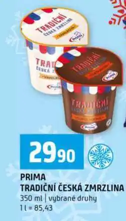 Terno PRIMA TRADIČNÍ ČESKÁ ZMRZLINA 350 ml vybrané druhy nabídka
