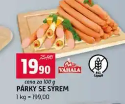 Terno PÁRKY SE SÝREM 1 kg 100g nabídka