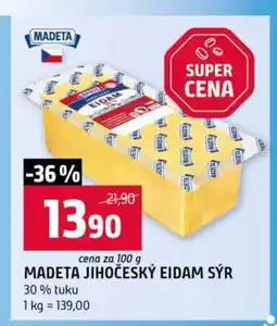 Terno MADETA JIHOČESKÝ EIDAM SÝR 30% tuku 100g nabídka