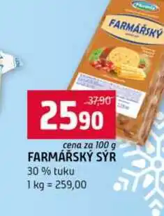 Terno FARMÁŘSKÝ SÝŔ 30% tuku 100g nabídka