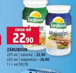 Terno ZÁRUBOVA 225 ml tatarka 225 ml majonéza nabídka