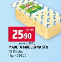 Terno MADETA MADELAND SÝR 45% tuku 100g nabídka