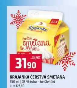 Terno KRAJANKA ČERSTVÁ SMETANA 250 ml 33 % tuku ke šlehání nabídka