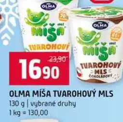 Terno OLMA MÍŠA TVAROHOVÝ MLS 130 g vybrané druhy nabídka