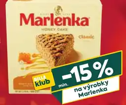 Billa Na výrobky Marlenka nabídka