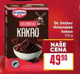 Billa Dr. Oetker Holandské kakao nabídka