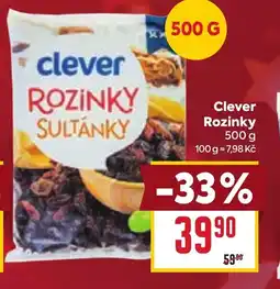 Billa Clever Rozinky nabídka
