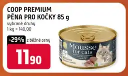 Terno COOP PREMIUM PĚNA PRO KOČKY 85 g nabídka