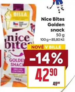 Billa Nice Bites Golden snack nabídka