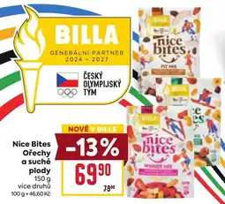 Billa Nice Bites Ořechy a suché plody nabídka