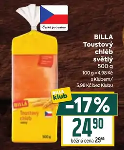 Billa BILLA Toustový chléb světlý nabídka