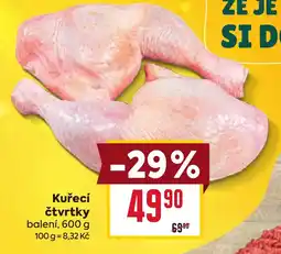 Billa Kuřecí čtvrtky nabídka