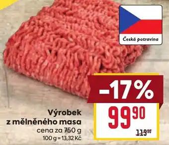 Billa Výrobek změlněného masa nabídka