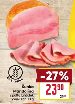 Billa Šunka Mandolína nabídka