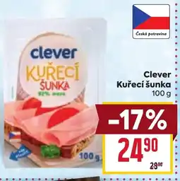 Billa Clever Kuřecí šunka nabídka