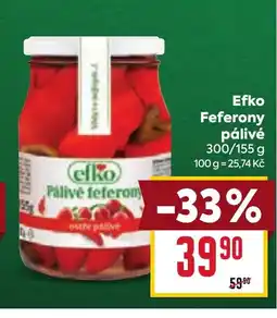 Billa Efko Feferony pálivé nabídka