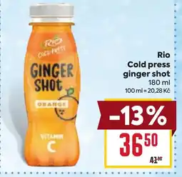 Billa Rio Cold press ginger shot nabídka