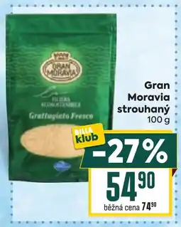 Billa Gran Moravia strouhaný nabídka