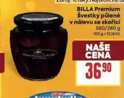 Billa Billa premium švestky půlené nabídka