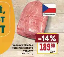 Billa Vepřový váleček falešná svíčková nabídka