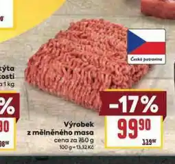 Billa Výrobek z mělněného masa nabídka