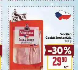 Billa Vocílkova česká šunka 92% nabídka