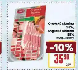 Billa Oravská slanina nabídka