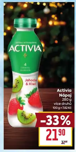 Billa Activia Nápoj nabídka