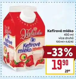 Billa Kefirove mléko nabídka