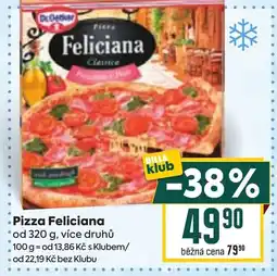 Billa Pizza Feliciana nabídka