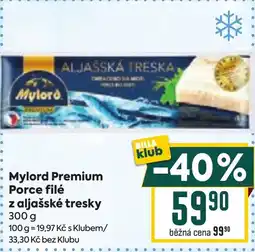 Billa Mylord Premium Porce filé z aljašské tresky nabídka