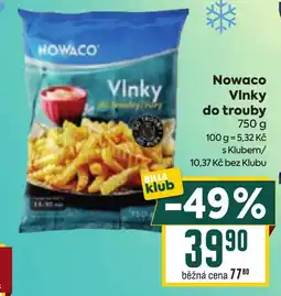 Billa NOWACO Vlnky do trouby nabídka