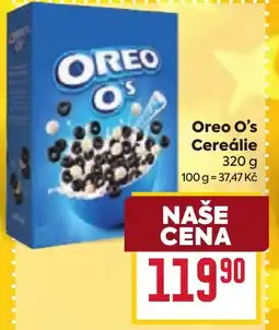 Billa Oreo O's Cereálie nabídka