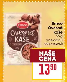 Billa Emco Ovesná kaše nabídka