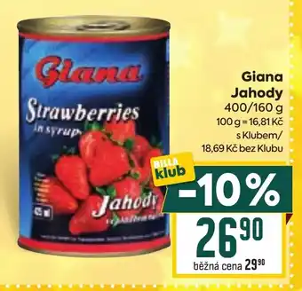 Billa Giana Jahody nabídka