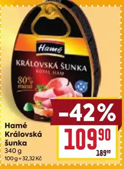 Billa Hamé Královská šunka nabídka