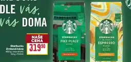 Billa Starbucks Zrnková káva nabídka