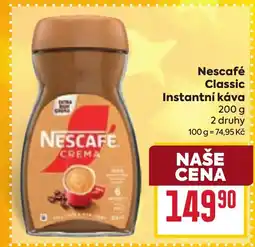 Billa Nescafé Classic Instantní káva nabídka